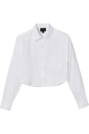 Marc Jacobs Blouses & Shirts, Dames, Wit, S, Katoen, Wit Monogram Jacquard Shirt