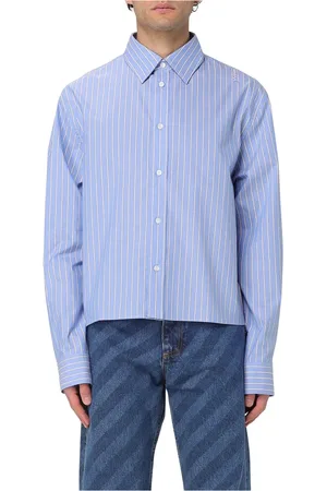 Marni Overhemden, Heren, Blauw, L, Katoen, Casual Katoenen Overhemd voor Mannen