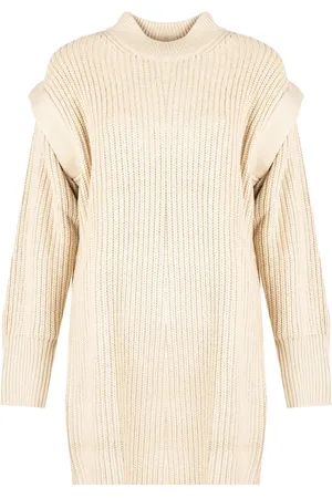Silvian Heach Truien, Dames, , XL, Cozy Knit Midi Jurk