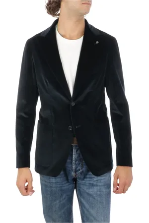 TAGLIATORE Jassen, Heren, Zwart, M, Katoen, Jacket