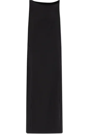 Y-3 Kleedjes, Dames, Zwart, S, Polyester, Jurk met split