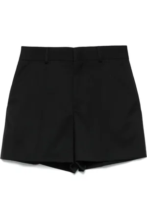 Moschino Korte broeken, Dames, Zwart, M, Zwarte Shorts met Verborgen Sluiting
