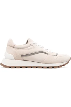 Brunello Cucinelli Schoenen, Dames, , 40 EU, Suède, Suède Sneakers met Veters
