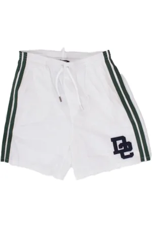 Dsquared2 Badkleding, Heren, Wit, S, Logo Zwemkleding