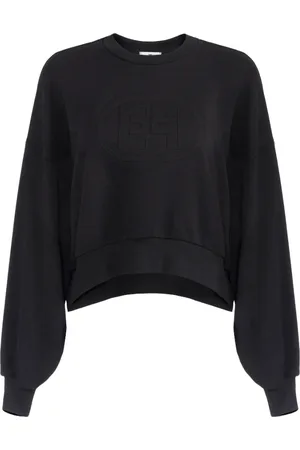 Elisabetta Franchi Sweatshirts & Hoodies, Dames, Zwart, M, Sweatshirt