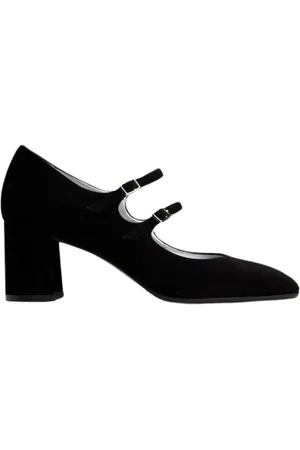 Carel Schoenen, Dames, Zwart, 38 EU, Leer, Zwarte Alice pumps van suèdeleer
