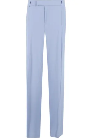 FEDERICA TOSI Broeken, Dames, Blauw, XS, Lichtblauwe Klassieke Cady Broek