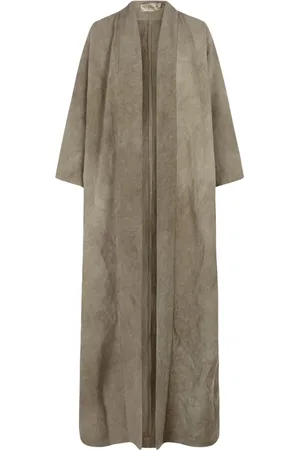 Cortana Blouses & Shirts, Dames, Grijs, L, Linnen, Bimba Linnen Jas