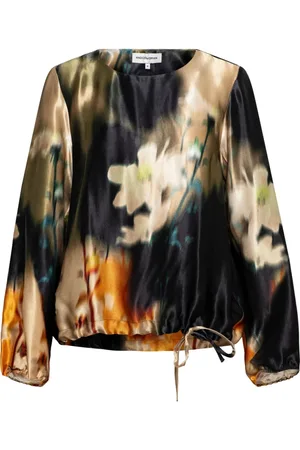 &Co Woman Blouses & Shirts, Dames, Veelkleurig, XS, Satijn, Blouse Top