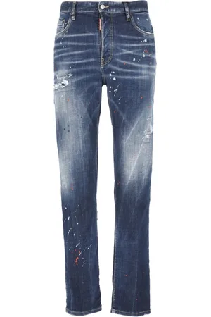 Dsquared2 Jeans, Heren, Blauw, M, Katoen, Skater Slim Jeans