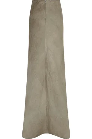Cortana Rokken, Dames, Groen, XS, Linnen, Linnen Maxi Rok