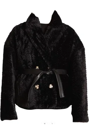 Silvian Heach Jassen, Dames, Zwart, S, Fur Coat
