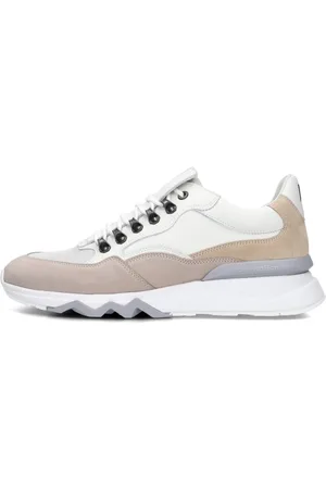 Floris van Bommel Schoenen, Heren, Wit, 46 2/3 EU, Leer, Low Top Sneakers