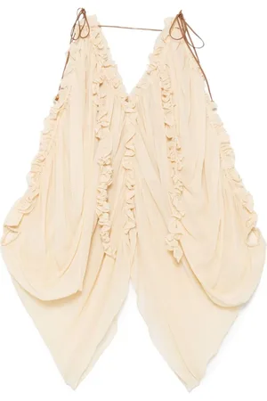 ZIMMERMANN Blouses & Shirts, Dames, Bruin, XS, Elegante Naturale Dames Shirt