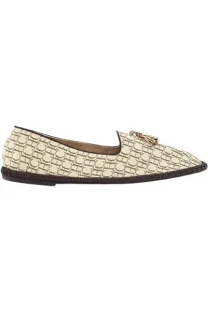 Carolina Herrera Schoenen, Dames, , 38 EU, Venetiaanse Canvas Ballerina`s