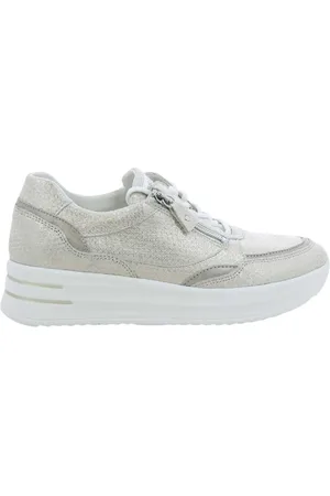 Waldläufer Schoenen, Dames, Veelkleurig, 37 EU, Platte Damesschoenen Platina Arianna