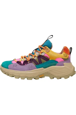 Flower Mountain Schoenen, Dames, Veelkleurig, 36 EU, Suède, Iwano Wandelschoen