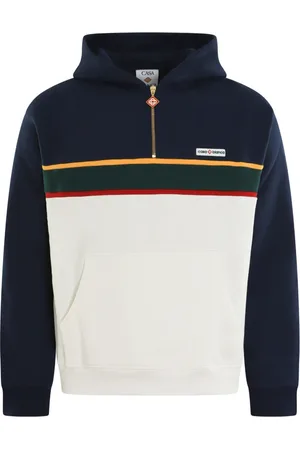Casablanca Sweatshirts & Hoodies, Heren, Veelkleurig, M, Katoen, Colorblock Sweatshirt