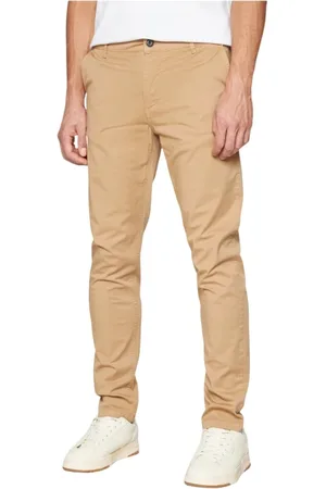 Lyle & Scott Broeken, Heren, , W33, Katoen, Broek met Rits & Knoopsluiting