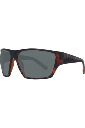 Timberland Accessoires, Heren, Zwart, ONE Size, Gouden Metalen Zonnebril