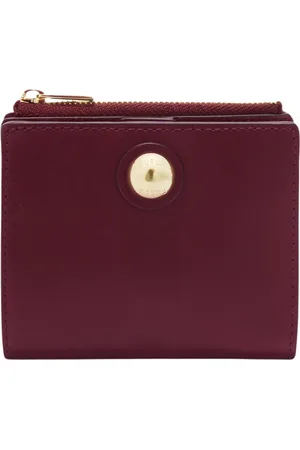 Furla Accessoires, Dames, Rood, ONE Size, Leer, Sfera Compact Portemonnee