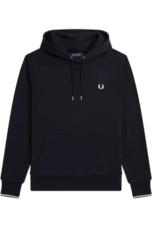 Fred Perry Sweatshirts & Hoodies, Heren, Blauw, S, Katoen, Hoodie