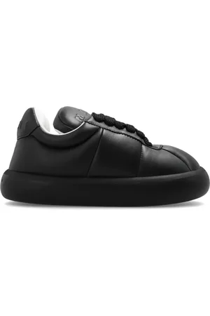 Marni Schoenen, Dames, Zwart, 35 EU, Leer, Quilted Sneakers