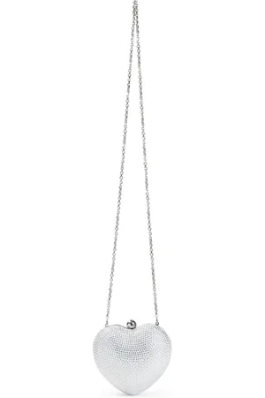 Mach & Mach Tassen, Dames, Wit, ONE Size, Witte Kleine `Le Cadeau` Tas