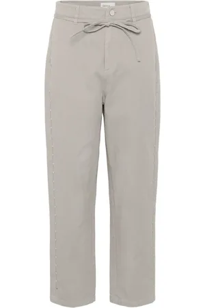 Karen by Simonsen Broeken, Dames, Grijs, 2Xl, Flint Loose Fit Jeans