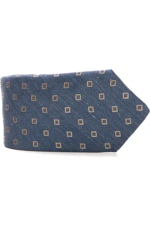 CANALI Accessoires, Heren, Blauw, ONE Size, Denim, Das