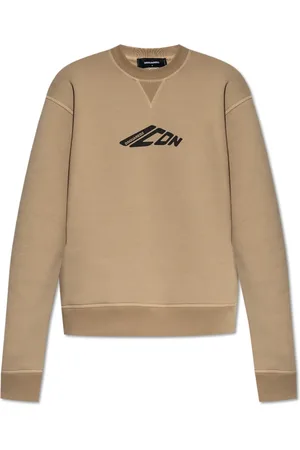 Dsquared2 Sweatshirts & Hoodies, Dames, , L, Katoen, Sweatshirt met Gedrukt Logo