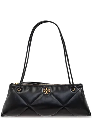 Tory Burch Tassen, Dames, Zwart, ONE Size, Leer, Kira Diamond schoudertas