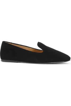The Row Schoenen, Dames, Zwart, 38 1/2 EU, Leer, Tippi Loafers