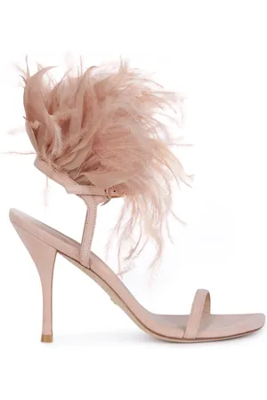 Stuart Weitzman Schoenen, Dames, Roze, 38 1/2 EU, Sandalen met hoge hak