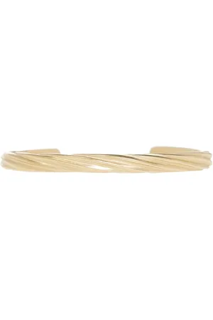 Maison Margiela Accessoires, Heren, Geel, L, Tijdloze zilveren armband