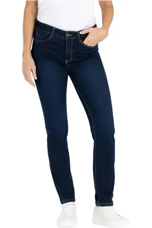 Mac Jeans, Dames, Blauw, XL, Dream Jeans Straight-Leg