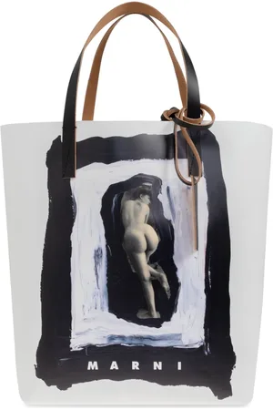 Marni Tassen, Heren, Veelkleurig, ONE Size, Leer, Shopper Bag