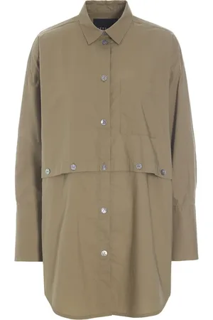Bitte Kai Rand Blouses & Shirts, Dames, Bruin, S, Katoen, Core Katoenen Overhemd