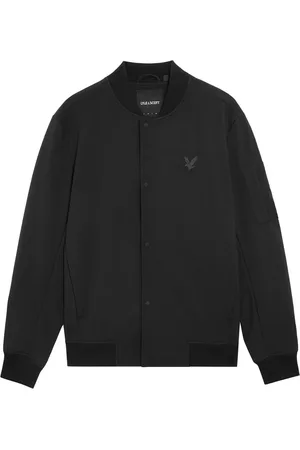 Lyle & Scott Jassen, Heren, Zwart, L, Polyester, Softshell Bomberjack