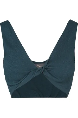 Cortana Tops, Dames, Blauw, XS, Fiona Bralette Crop Top