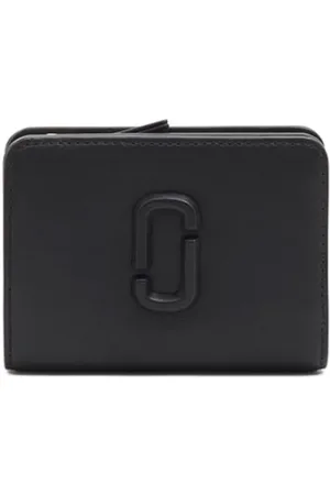 Marc Jacobs Accessoires, Dames, Zwart, ONE Size, Leer, Stijlvolle Portemonnee
