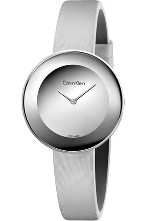 Calvin Klein Accessoires, Dames, Grijs, ONE Size, Chic Horloge