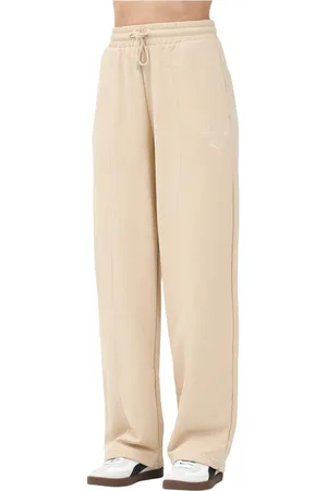 PUMA Broeken, Dames, , XS, Grafische Straight Leg Sportieve Broek
