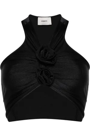 COPERNI Tops, Dames, Zwart, L, Flower Top