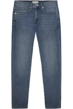 Frame Jeans, Heren, Blauw, W30, Katoen, Contemporary Straight Fit Jeans