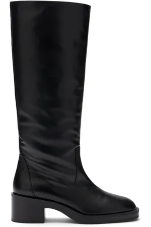 Stuart Weitzman Schoenen, Dames, Zwart, 37 EU, Leer, Hoge laars