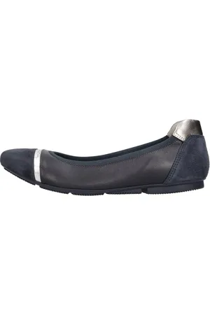 Hogan Schoenen, Dames, Blauw, 36 EU, Leer, Platte schoenen Blauw