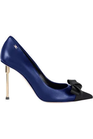 Elisabetta Franchi Schoenen, Dames, Blauw, 37 EU, Blauwe Elegante Jurk