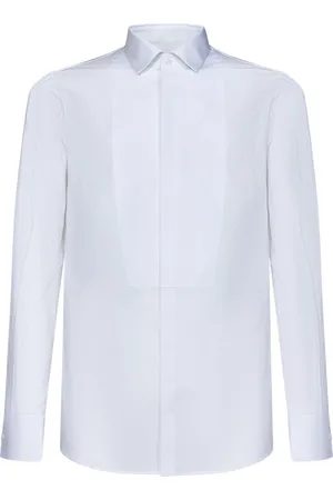 Dsquared2 Overhemden, Heren, Wit, S, Katoen, Slim-Fit Wit Stretch Katoenen Overhemd