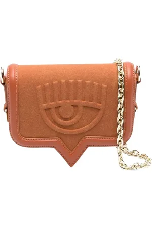 Chiara Ferragni Tassen, Dames, Bruin, ONE Size, Crossbodytas
